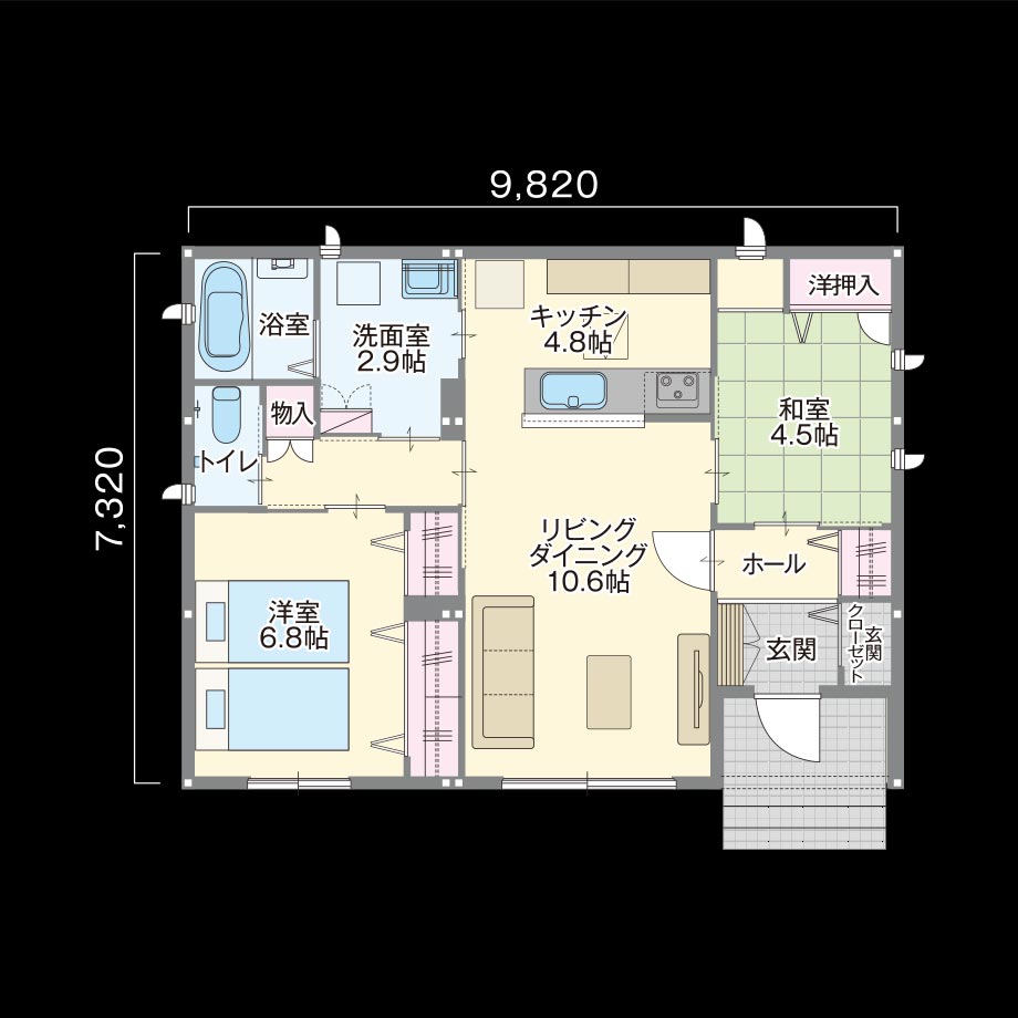 チャンス1プランA 間取り