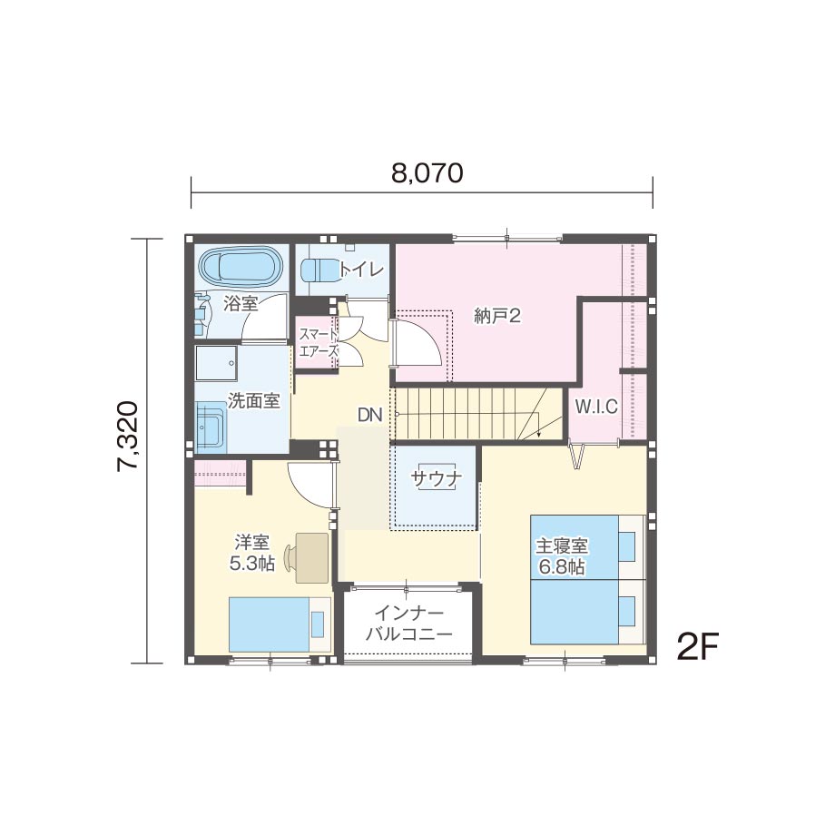 チャンス3プラン1 間取り
