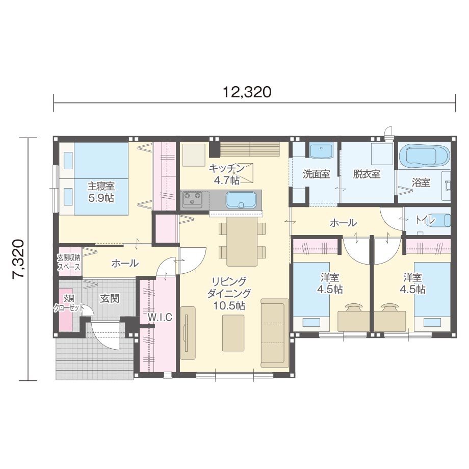 チャンス3プラン3 間取り