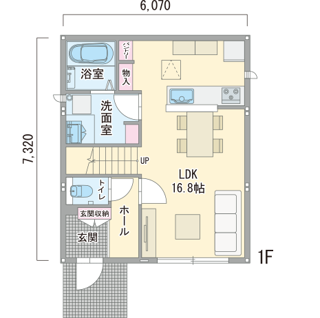 チャンス3 PLAN1間取り