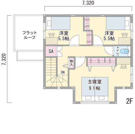 チャンス3 PLAN2間取り