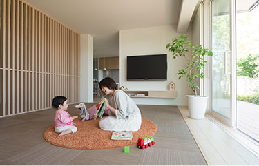 お子様とご一緒でも安心です