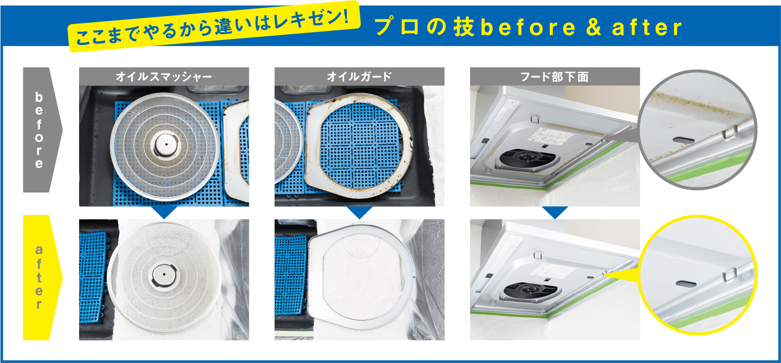 プロの技のBefore&After