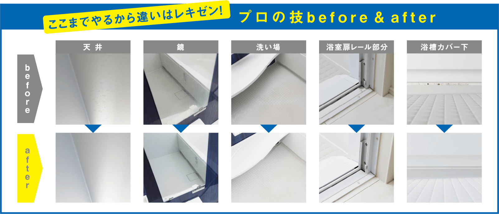 プロの技のBefore&After
